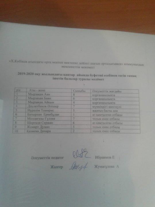 тегін тамақтану